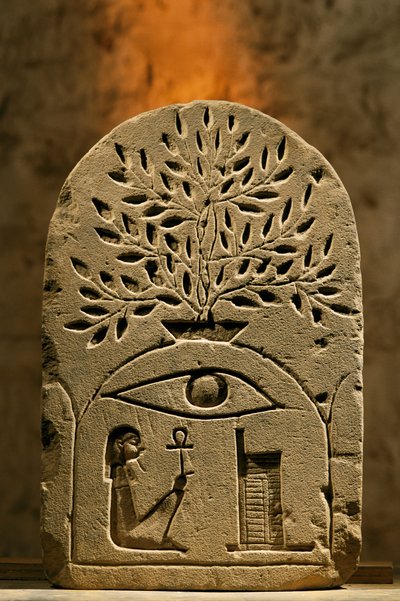 Sandstone stela to the god Osiris by Kenneth Garrett