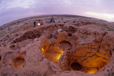 Shiqmim, c. 4200 BC, Copper Age Village with Underground Storage, Israel by Kenneth Garrett