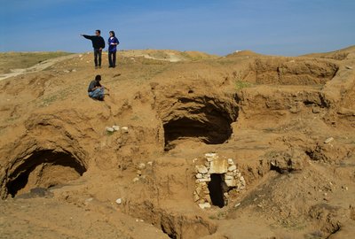 Shiqmim, c 4200 BC, Copper Age village with underground storage, Israel by Kenneth Garrett
