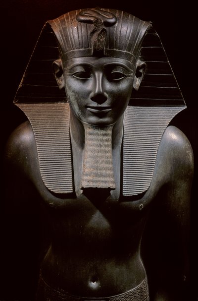 Thutmosis III, Thutmose III, Tuthmose III, statue, Luxor Museum, Egypt, New Kingdom by Kenneth Garrett