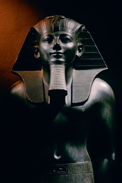 Thutmosis III, Thutmose III, Tuthmose III, statue, Luxor Museum, Egypt, New Kingdom by Kenneth Garrett