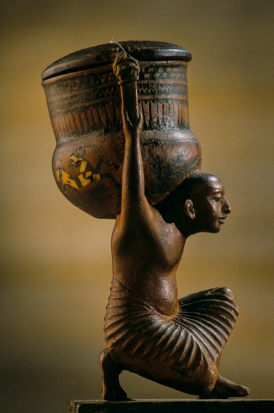 Unguent Vessel, Tomb of Haity, Reign of Amenhotep IV, Akhenaten, Amarna, 2009 by Kenneth Garrett
