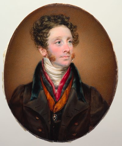 Portrait of John Francis Miller Erskine, Earl of Mar and Earl of Kellie by Kenneth Macleay