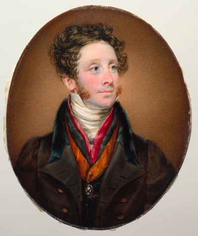Portrait of John Francis Miller Erskine, Earl of Mar and Earl of Kellie by Kenneth Macleay