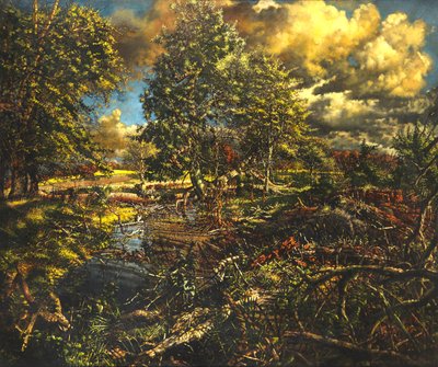Nailbourne Spring Stream, Bourne Park by Kenneth Newton