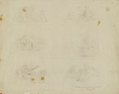 Study for Six Lunettes by Kenyon Cox