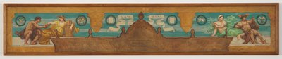 Law Reigns, Study for Central Panel of 