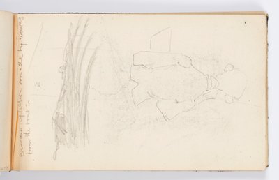 Sketchbook Page: Artist from Behind by Kenyon Cox