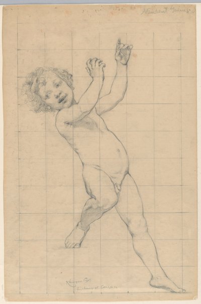 Study for "Genius," "The Arts," Library of Congress, Washington D.C. by Kenyon Cox