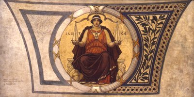 Study for Mosaic, Wisconsin State Capitol, Justice by Kenyon Cox