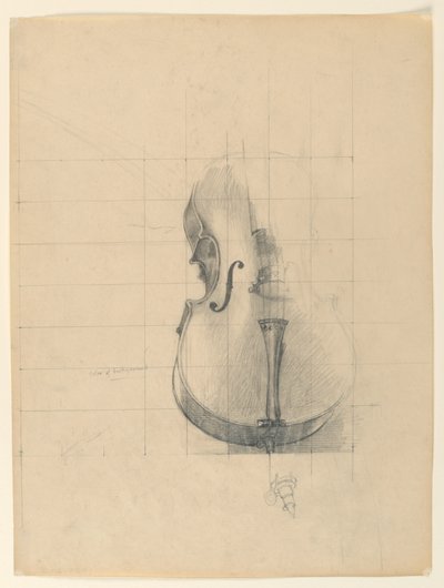 Study for "Music," "The Arts," Library of Congress, Washington D.C. by Kenyon Cox