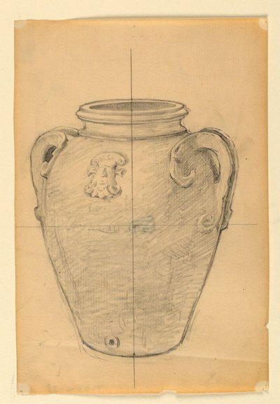 Study for vase, "The Sources of Wealth," Union Trust Company Building, Cleveland, OH by Kenyon Cox