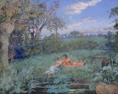 The Lovers on the River Bank by Ker Xavier Roussel
