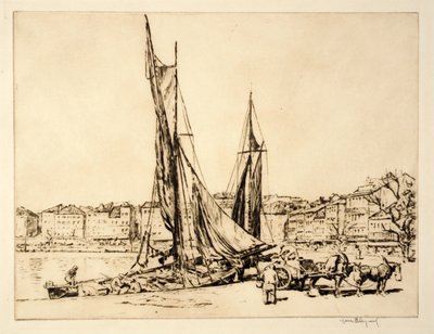 Ciotat Harbor by Kerr Eby