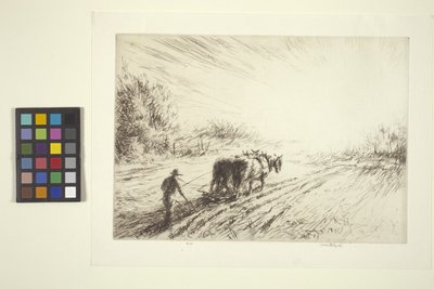 Early Plowing (Spring) by Kerr Eby