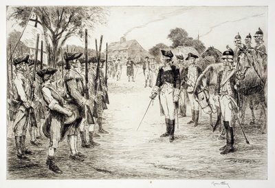 George Washington and His Troops by Kerr Eby