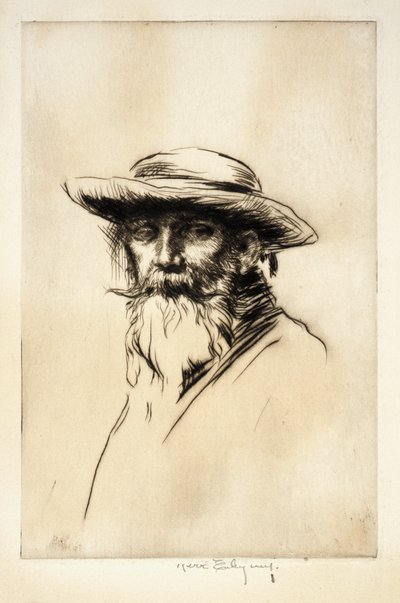 Head of an Old Man by Kerr Eby