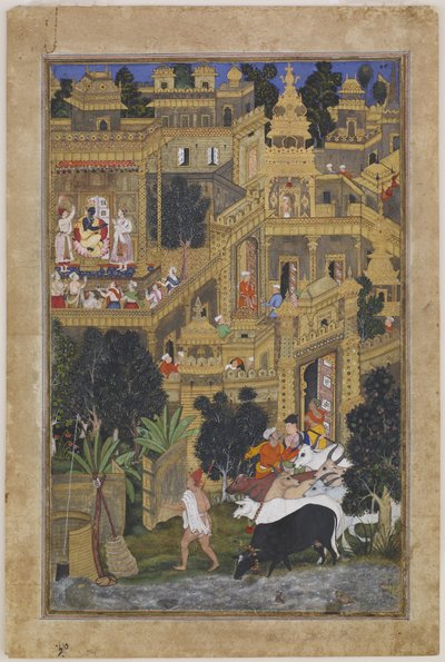 The Lord Krishna in the Golden City by Kesav Kalan