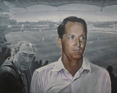 “Dolly” With John Arlott At Lords by Kevin Parrish