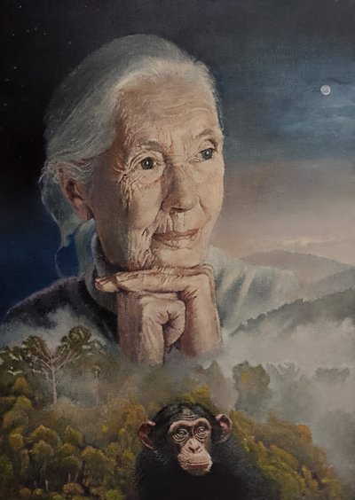 We’re All Connected (The Wisdom Of Jane Goodall) by Kevin Parrish