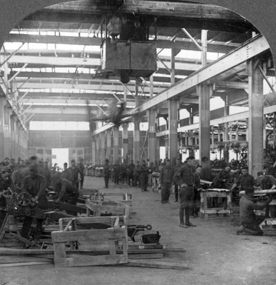 American Army Ordnance Repair Shops at Mehun-sur-Yèvre, France by Keystone View Company