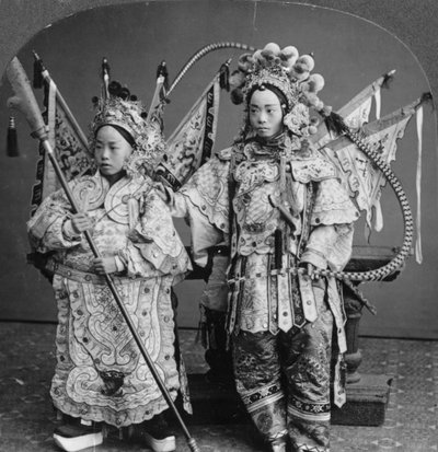 Chinese Bride and Bridegroom, Canton, China by Keystone View Company