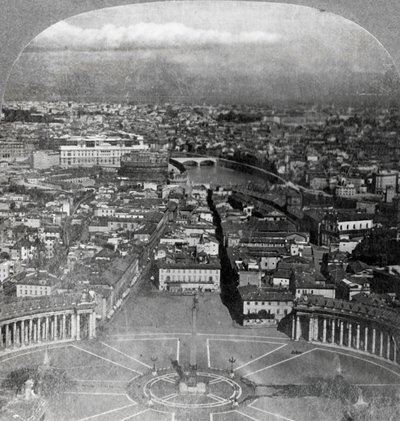 Rome, the Eternal City, from the Balcony of St. Peter