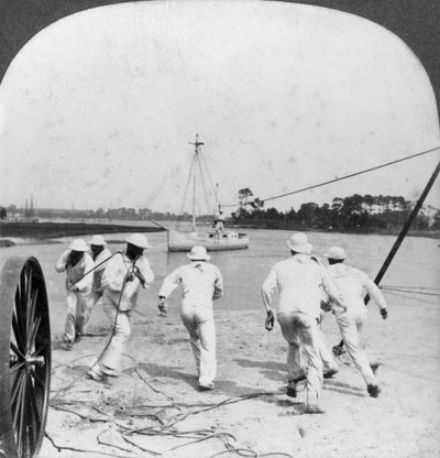 Some operations of the Life Saving Corps, Jamestown Exposition, Virginia, USA by Keystone View Company