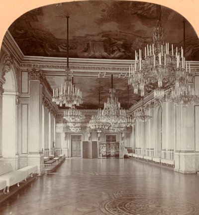 The Dance Hall, Royal Palace, Stockholm, Sweden, 1901 by Keystone View Company