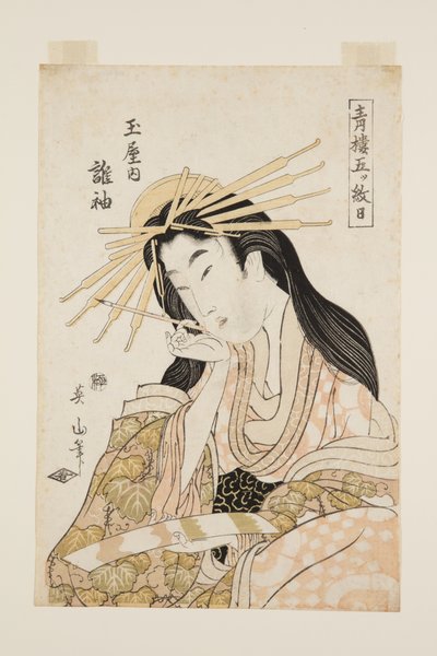 Tagasode of Tamaya by Kikukawa Eizan