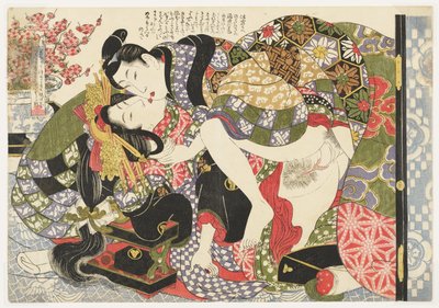 Yoshiwara Courtesan, from Selections from the Brocade Quarter by Kikukawa Eizan