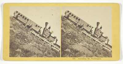 Ascending Mt. Washington, 1855-75 by Kilburn Brothers, BW Kilburn