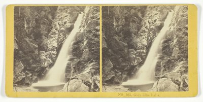 Glen Ellis Falls, 1855-75 by Kilburn Brothers, BW Kilburn