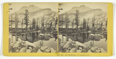 Mt. Hoffman, Yosemite, Cal., 1855-75 by Kilburn Brothers, BW Kilburn