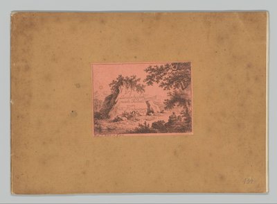 Cover with Title Print with Hill Landscape by Kilian Ponheimer (I)