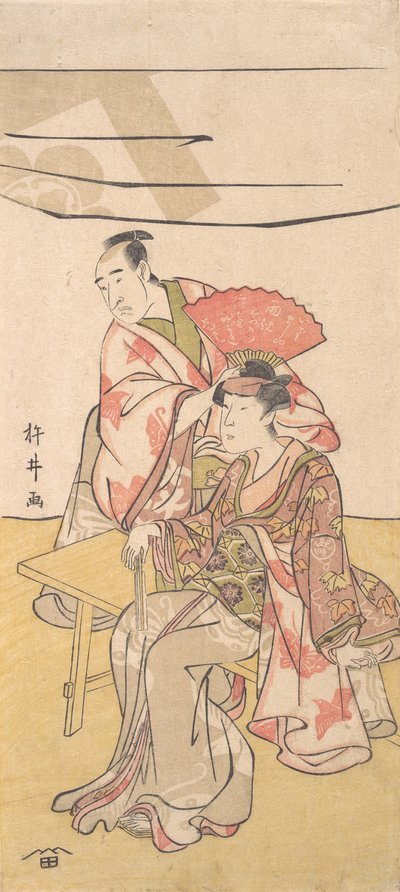 The Second Bando Mitsugoro in the Role of Soga no Juro Sukenari, ca. 1793-95 by Kinei