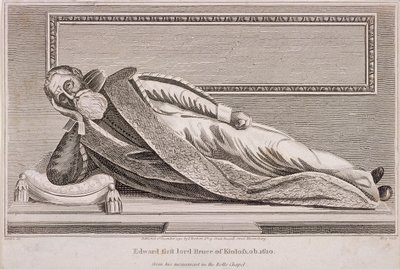 Monument to Sir Edward Bruce in Rolls Chapel, Chancery Lane, London by King