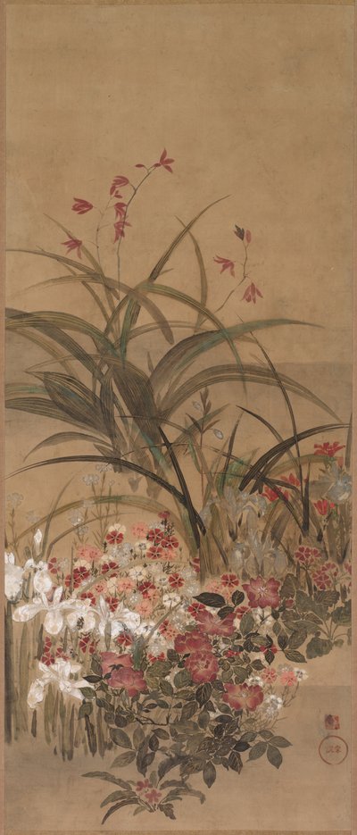 Summer Flowers by Kitagawa Sosetsu