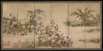 Flowers of the Four Seasons by Kitagawa Sosetsu