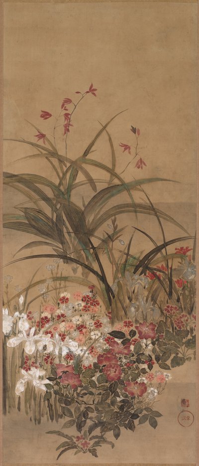 Summer Flowers by Kitagawa Sosetsu