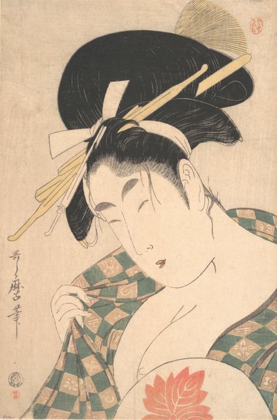 A Courtesan by Kitagawa Utamaro