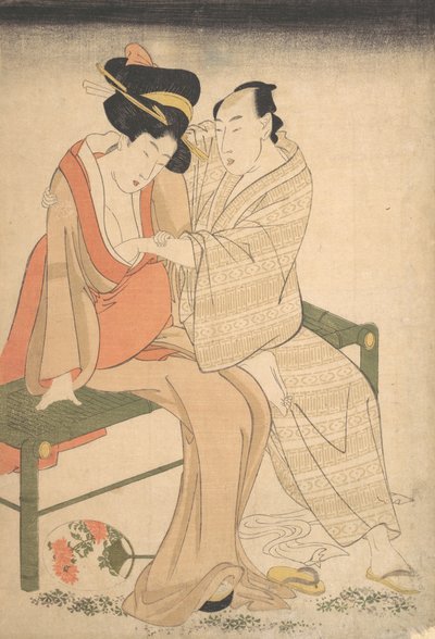 A Pair of Lovers by Kitagawa Utamaro