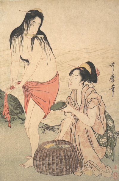 Abalone Divers by Kitagawa Utamaro