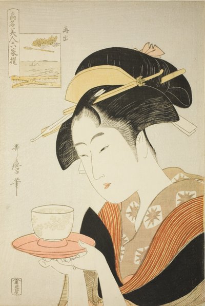 Appearing Again: Naniwaya Okita by Kitagawa Utamaro