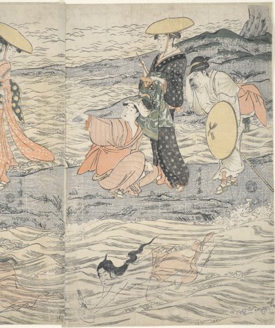 Awabi Shell Divers at Enoshima by Kitagawa Utamaro