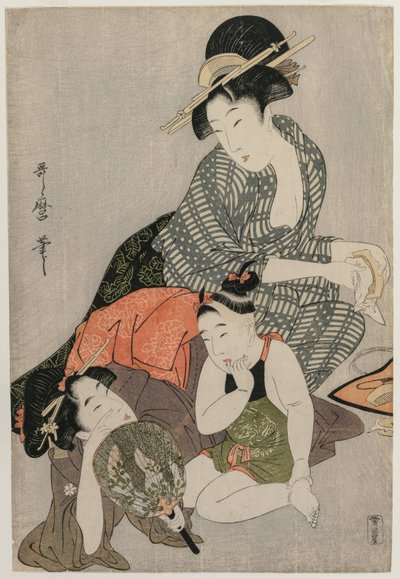Cleaning Combs, c. Late 1790s by Kitagawa Utamaro