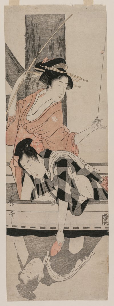 Couple in a Boat, c1799 by Kitagawa Utamaro