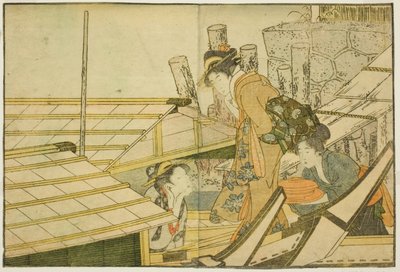 Embarking on Pleasure Boats in Summer, from the illustrated book 