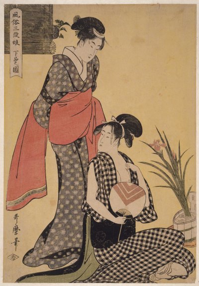 Gebon no zu by Kitagawa Utamaro
