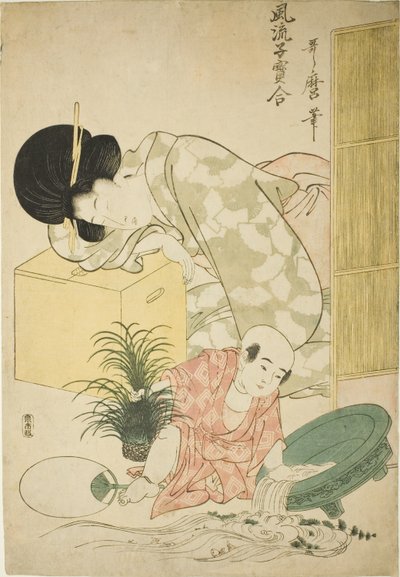 Goldfish, from the series "Elegant Comparison of Little Treasures" by Kitagawa Utamaro